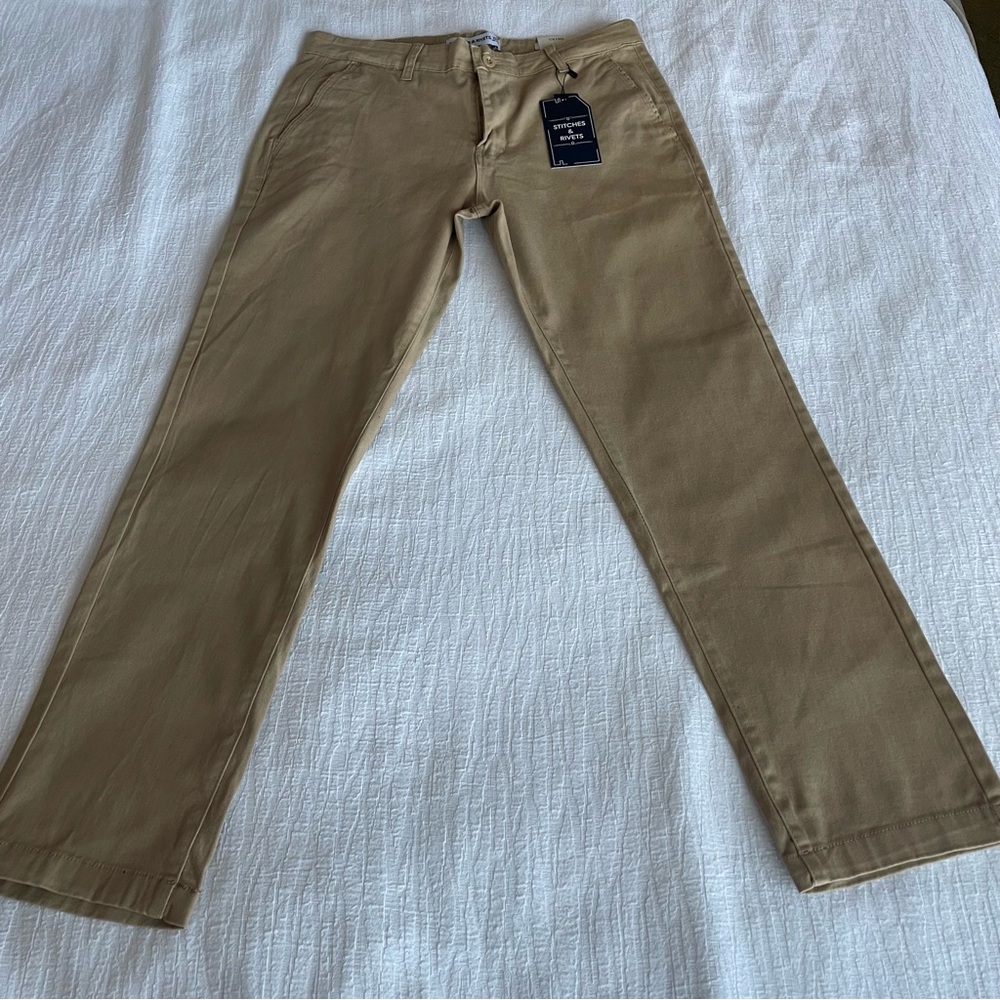 Dockers Khaki Straight-Leg Pants
